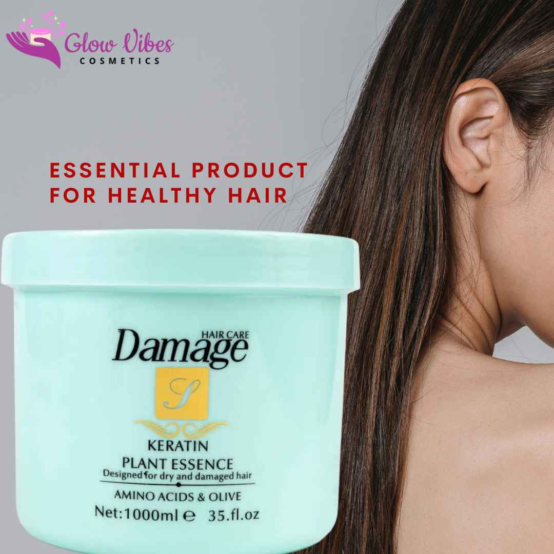 Keratin Plant Essence Damage Hair Care 1000ml Amino Acids & Olive