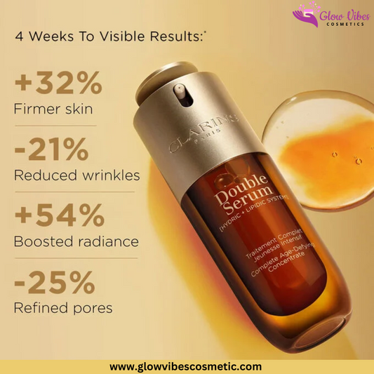 Clarins Paris Double Serum Complete Age Control Concentrate, Hydric + Lipdic System, 30ml