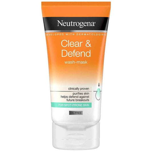 Neutrogena Clear & Defend 2 In 1 Wash-mask 150 Ml