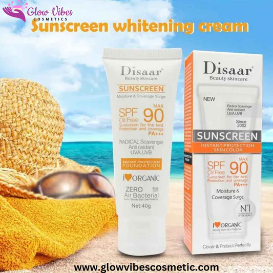 Disaar Sunscreen Cream, SPF90, 40g