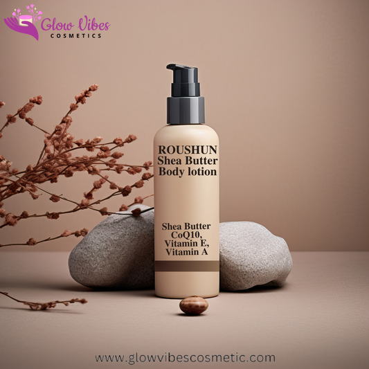 Roushun Shea Butter Body Lotion for Shining Skin