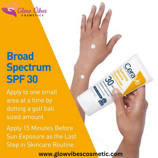 CeraVe – Hydrating Mineral Sunscreen SPF 30