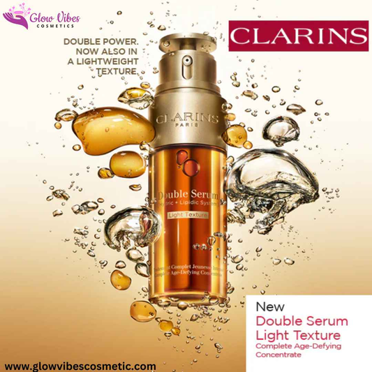 Clarins Paris Double Serum Complete Age Control Concentrate, Hydric + Lipdic System, 30ml