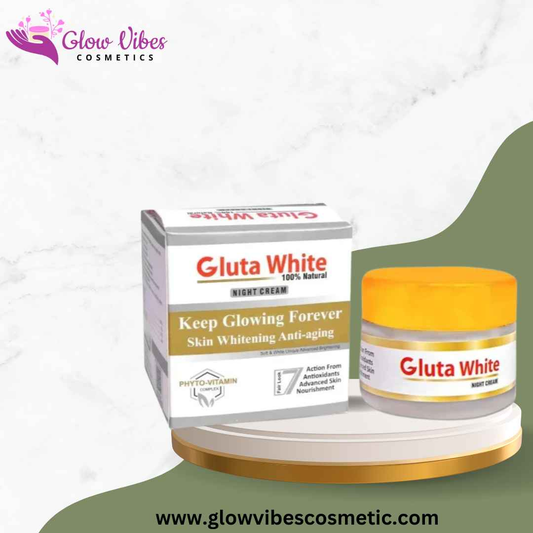 Gluta White Skin Whitening Night Cream