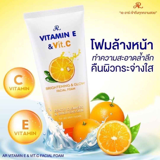 AR Vitamin E & Vitamin C Brightening & Glow Facial Foam