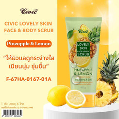 Civic Lovely Skin Face &amp; Body Scrub – Pineapple & Lemon