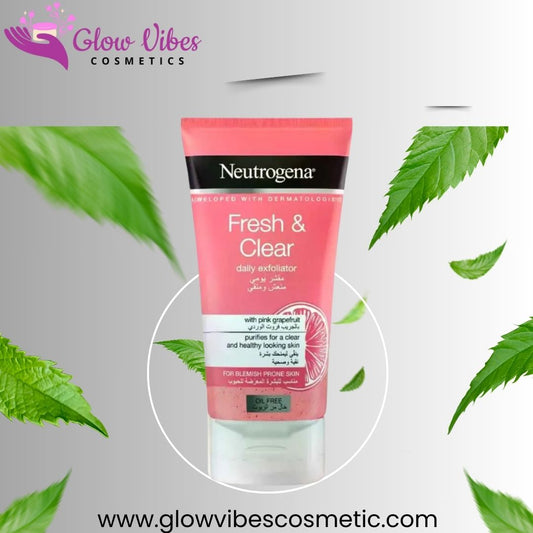 Neutrogena Fresh  Clear With Pink Grapefruit Daily Scrub