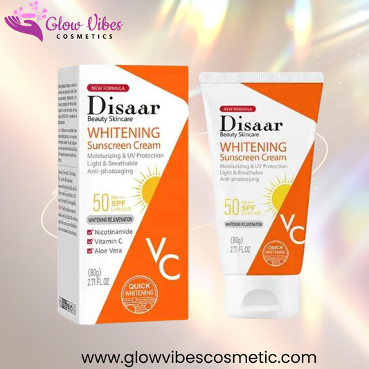 DISAAR Whitening Sunscreen Cream - Brightening UV Protection