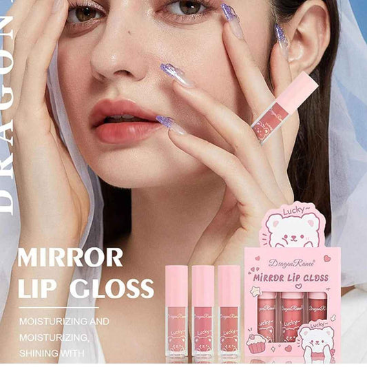Dragon Ranee Lucky Mirror Lip Gloss  (Pack of 3)